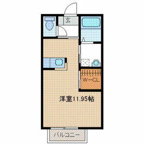 ディアスちくしAの間取り