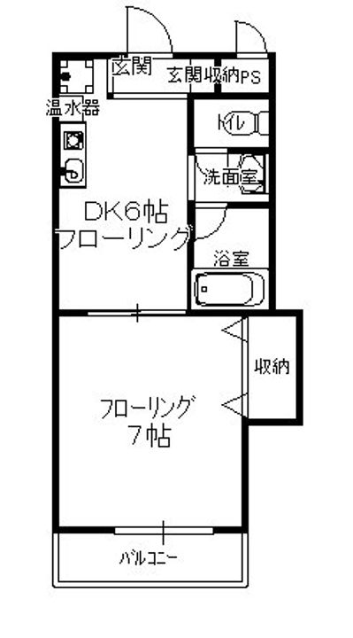 ソレージュ507の間取り