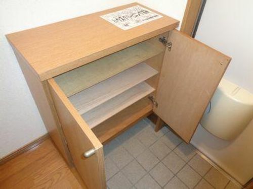 アネシスE棟E-101の玄関