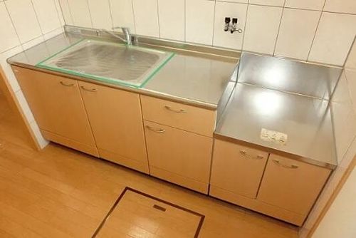兵庫県姫路市大津区長松(アパート)の賃貸物件のキッチン