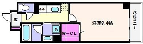 兵庫県神戸市東灘区甲南町1丁目(マンション)の賃貸物件の間取り