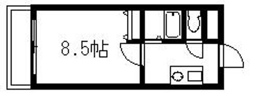 エース弐番館305の間取り