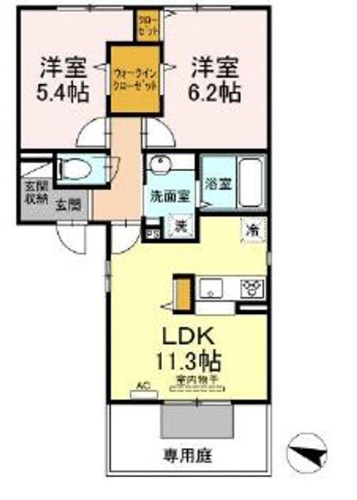 プラージュKJの間取り