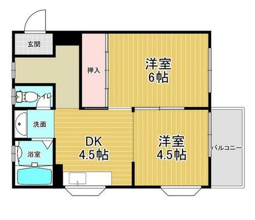 ロータリーハイツの間取り