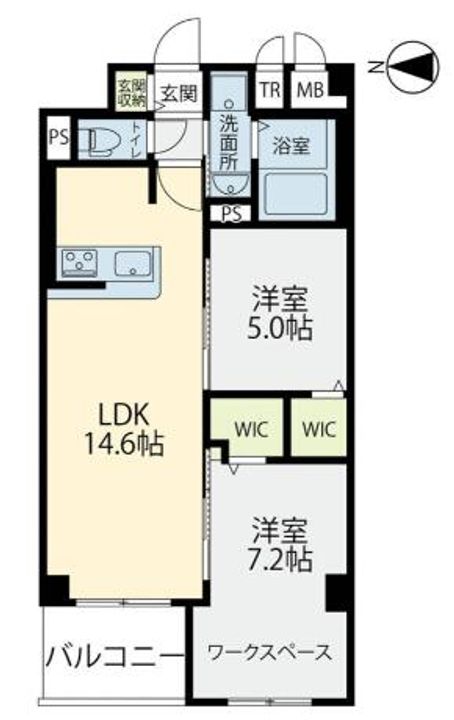 エルグランド春日の間取り