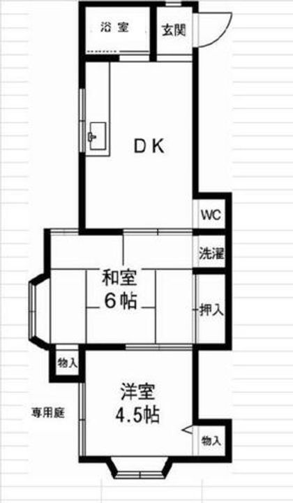 第二長楽荘の間取り
