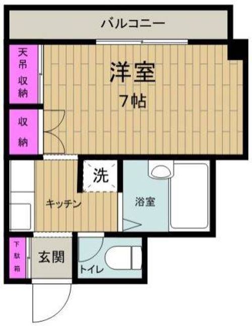 グリーンハイツ今津0407の間取り