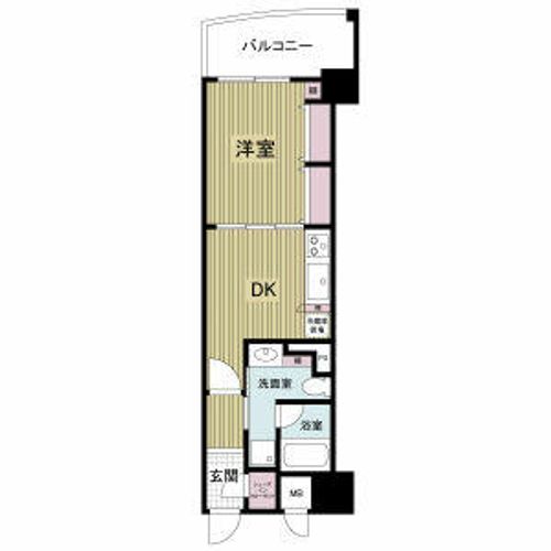 ノステルコート夕陽丘0404の間取り