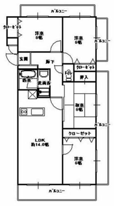 パラシオ荒江205の外観