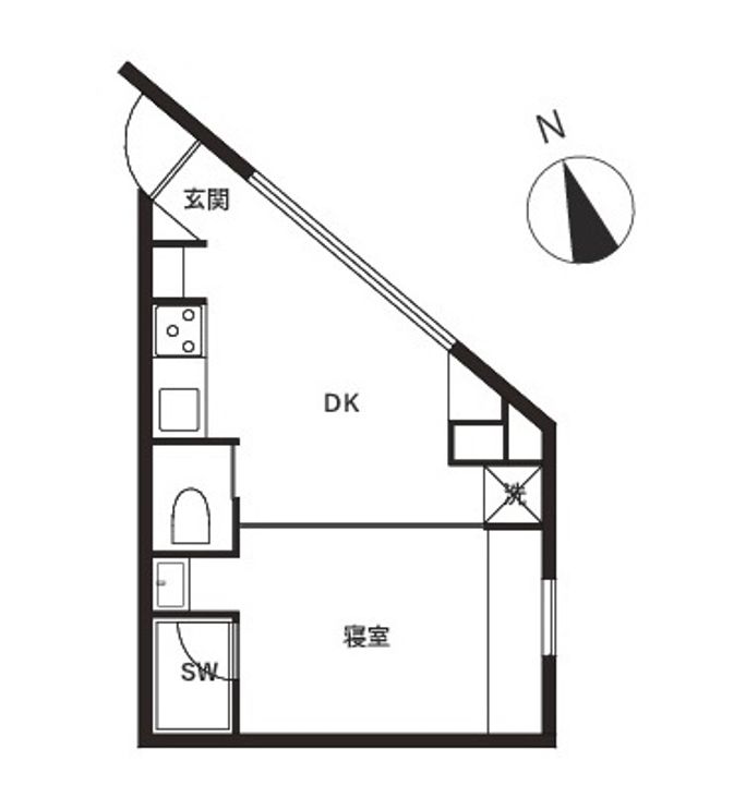 OnCo沼津江原町305の間取り