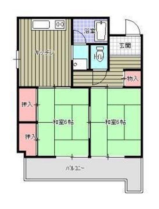 富永ビル205の間取り