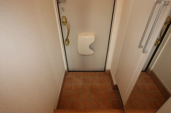 フリーディア102の玄関