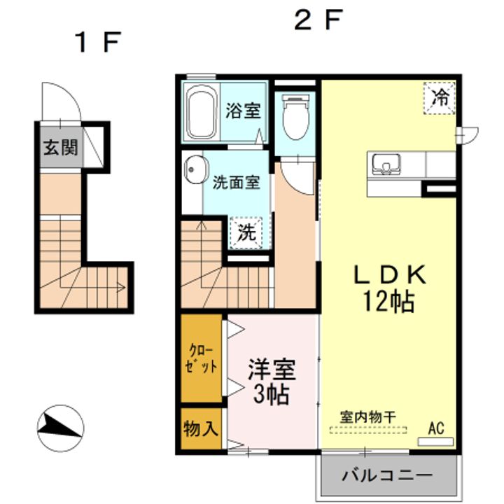 フォレスト21201の間取り