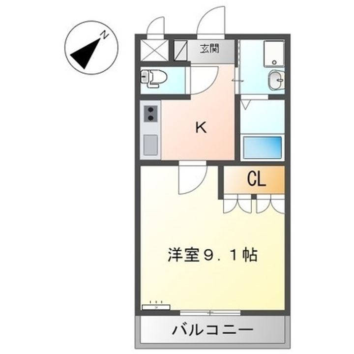 オリオン・セトル105の間取り