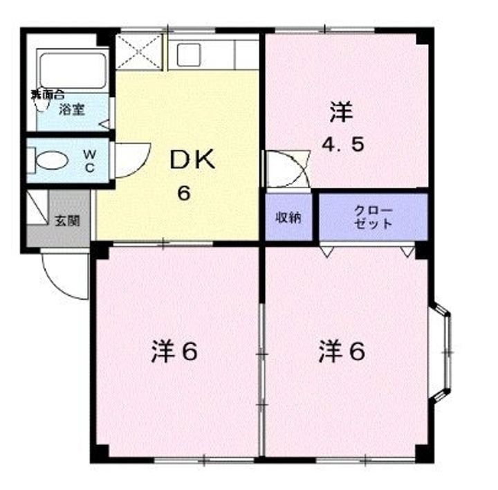 エステートパール ファースト204の間取り