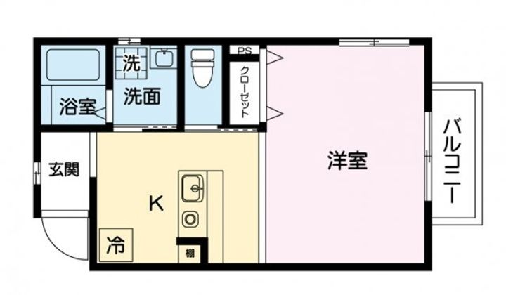 アラバスタ東川口303の間取り