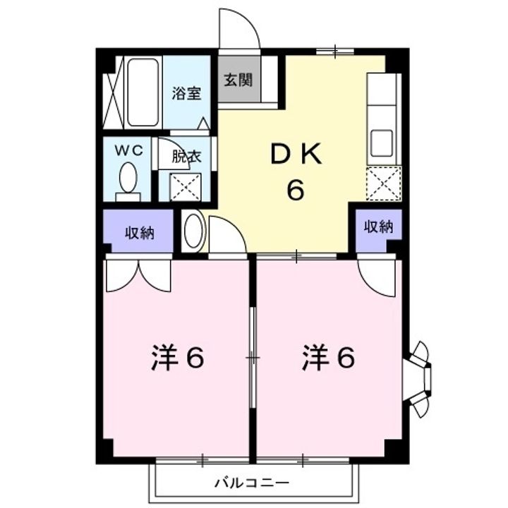 ニューシティ富士B101の間取り