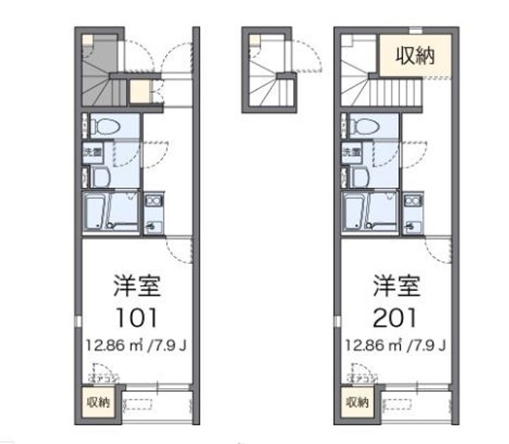 レオネクストしまなみⅡ206の間取り