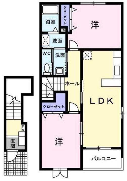 サンリット パレスA203の間取り