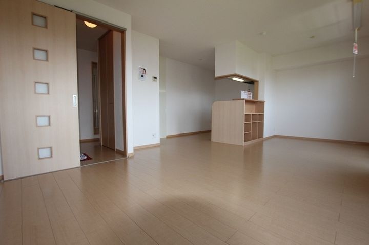 ウィルモア手城 C棟202の居間