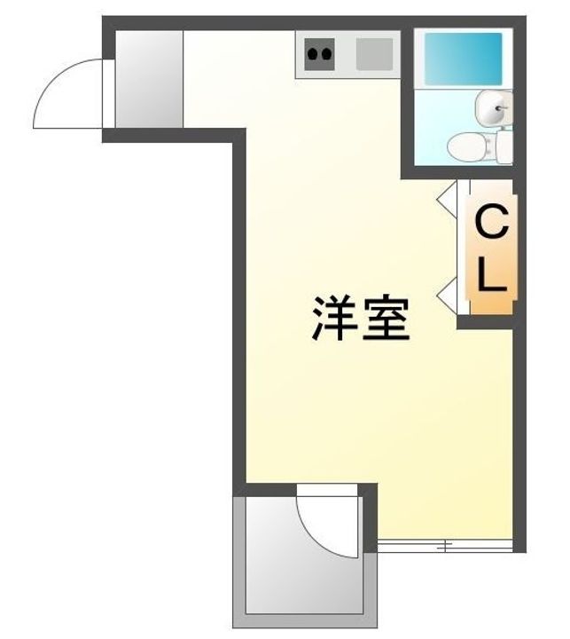 グーテONE403の間取り