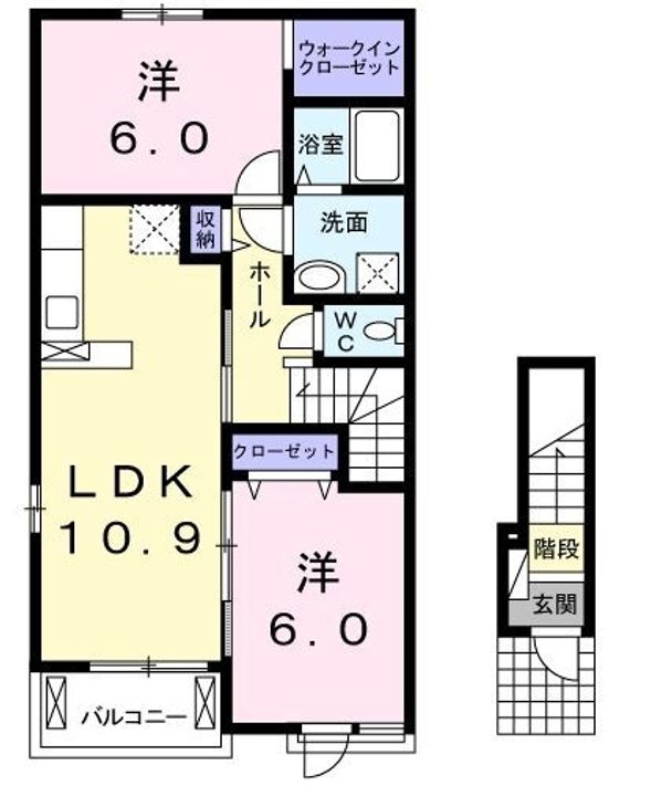 アンビエンテ201の間取り