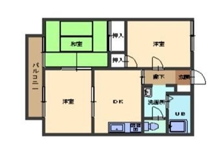 ストークハイツA202の間取り