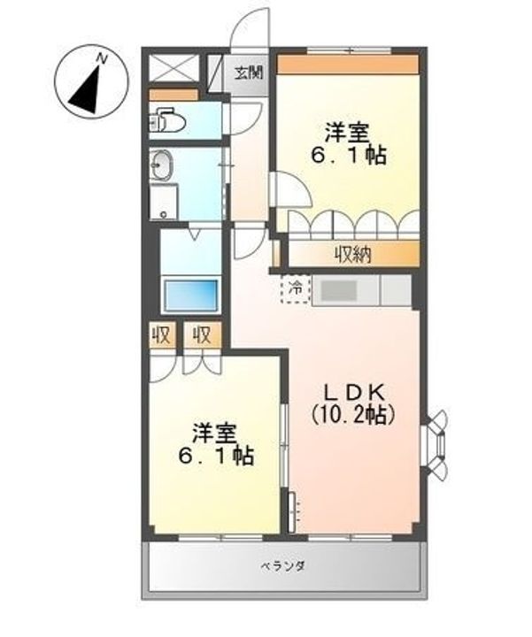 ラングウッド201の間取り