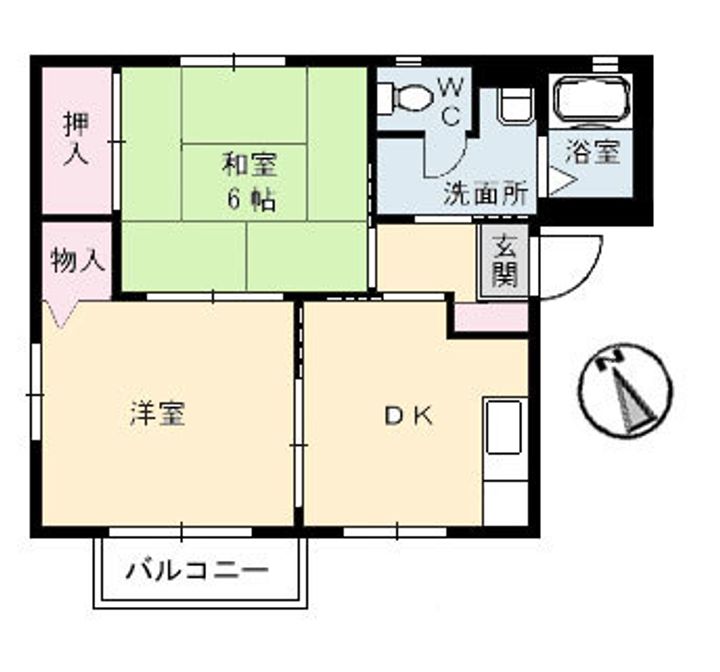 ヴィラ101の間取り