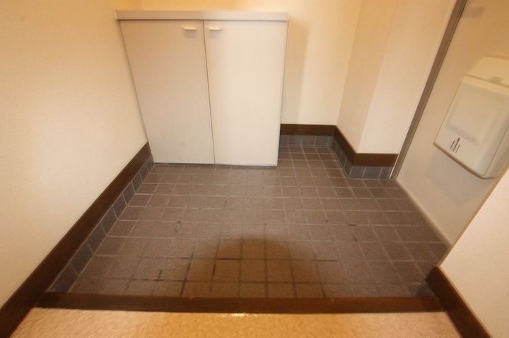 Dカントリーハイツ202の玄関