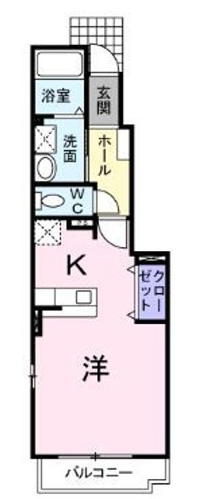 ルナ キャット103の間取り