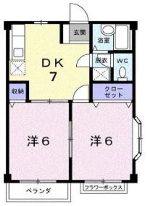 ドリームハイツ201の間取り