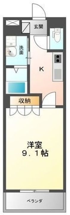 サントレノ101の間取り