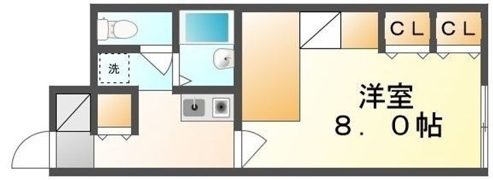 レオパレスアイアイ109の間取り