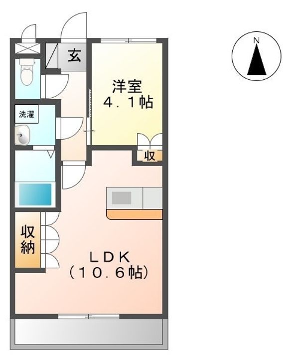 ソフィア106の間取り