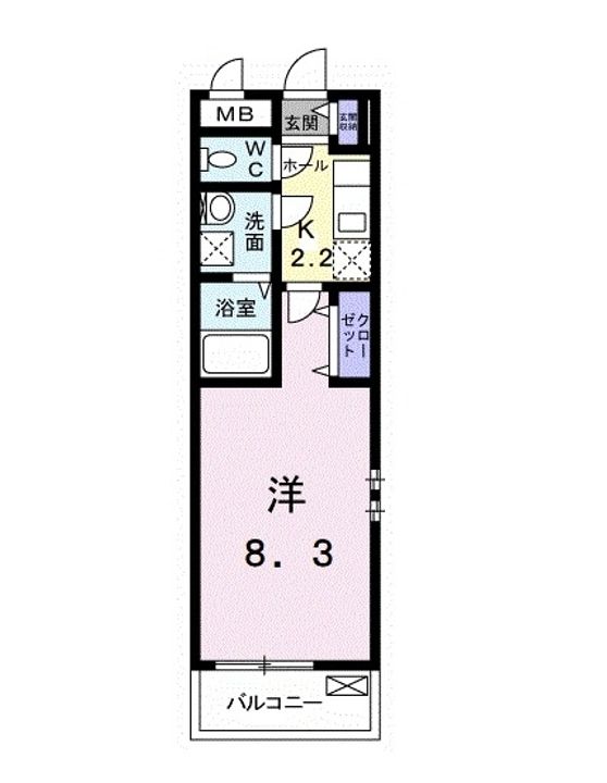 プラシード・アルバ201の間取り