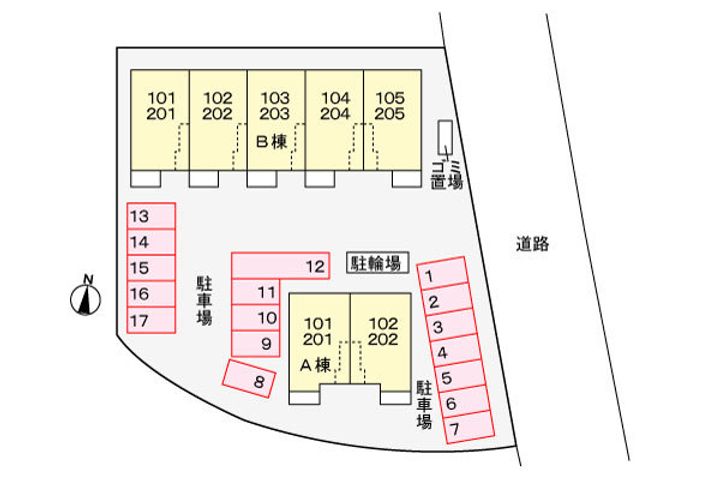 カーサ・ルーチェB201の周辺