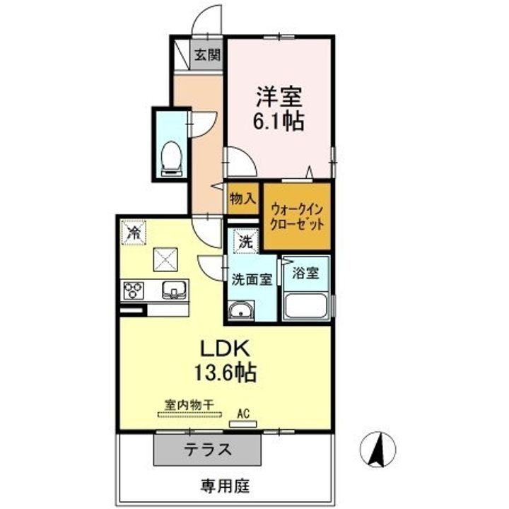 クローリス林町101の間取り