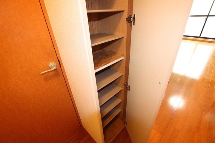 レオパレスあいれすと田村202の玄関