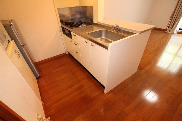 レオパレスあいれすと田村202のキッチン