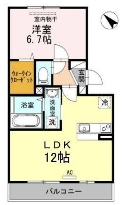 ロータス宇多津301の間取り