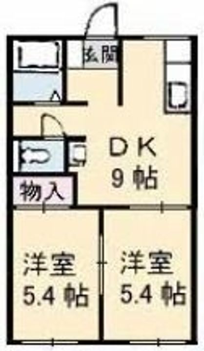 リベラU102の間取り