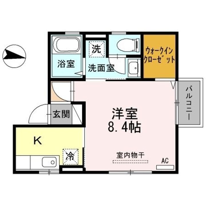 メゾン室町101の間取り