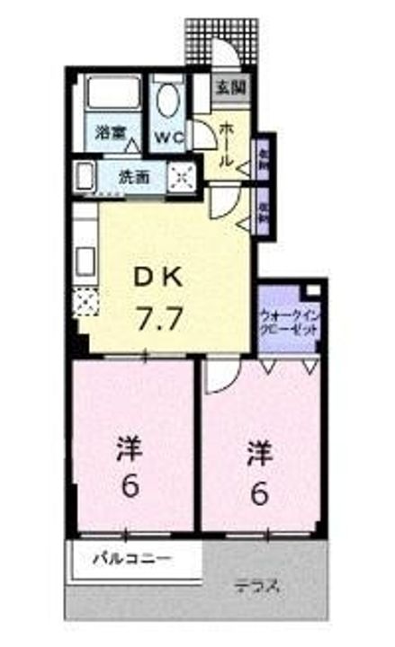 サンシャインコート103の間取り