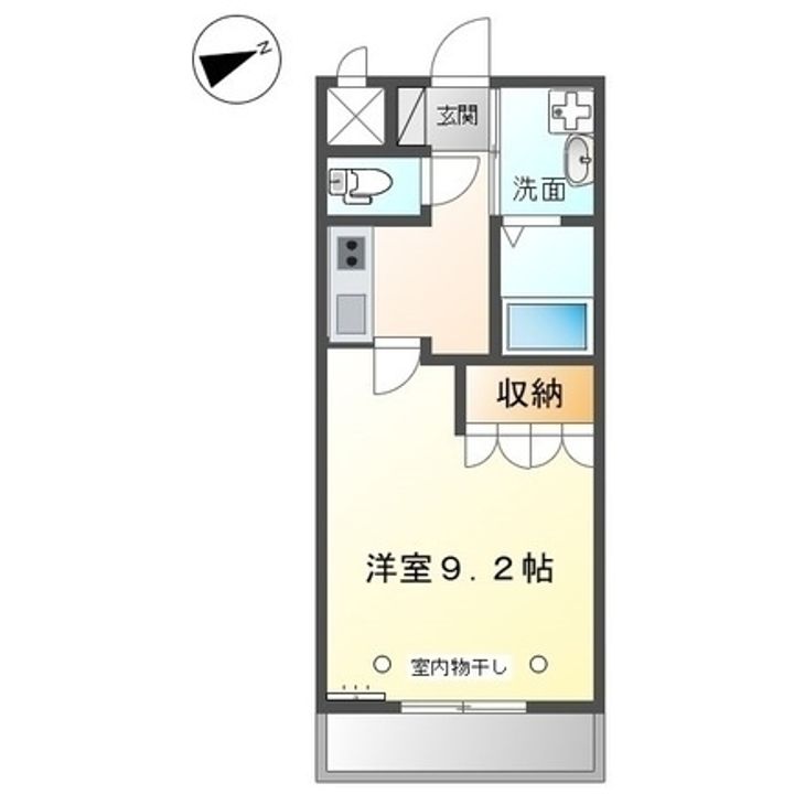 プランドール202の間取り