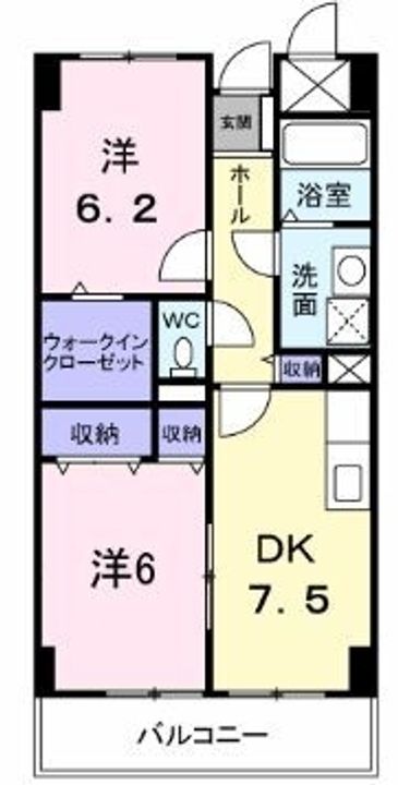 アメニティ屋島403の間取り