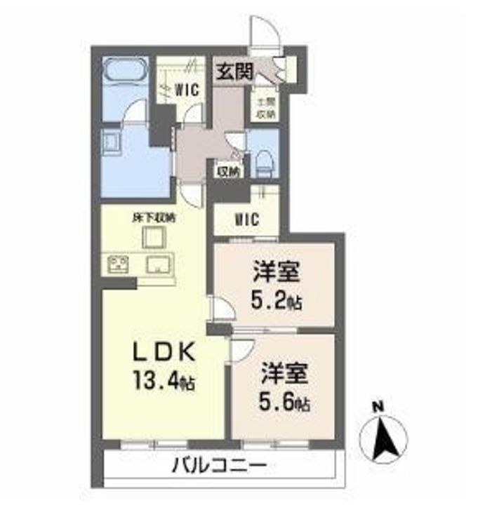 クインテット103の間取り