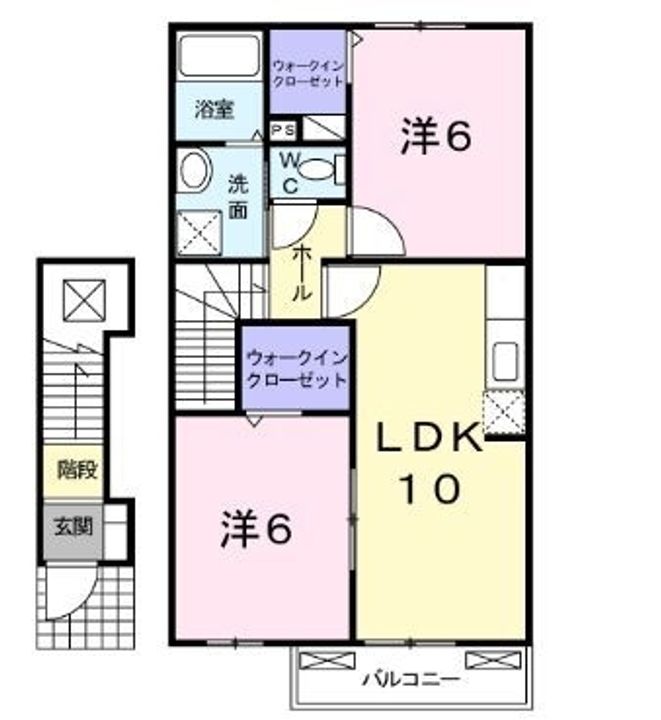 アルドーレ・カーサ ナカヤマ202の間取り