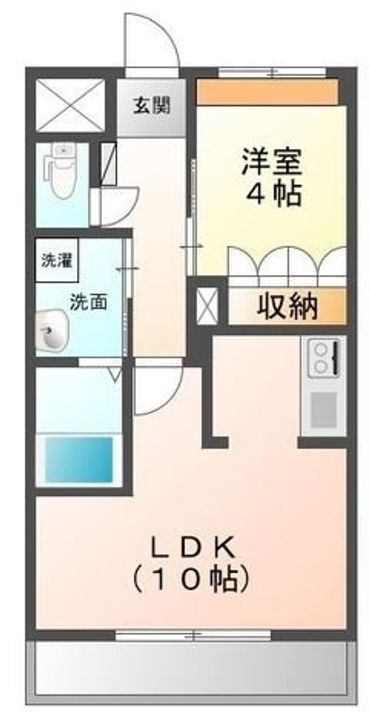 ジェミニ白銀 A202の間取り