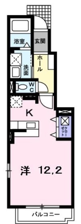 セリナ B101の間取り